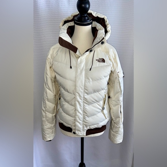Women’s THE NORTH FACE 600 fill down Parka Arctic Bomber‎ Jacket size small - Picture 1 of 17
